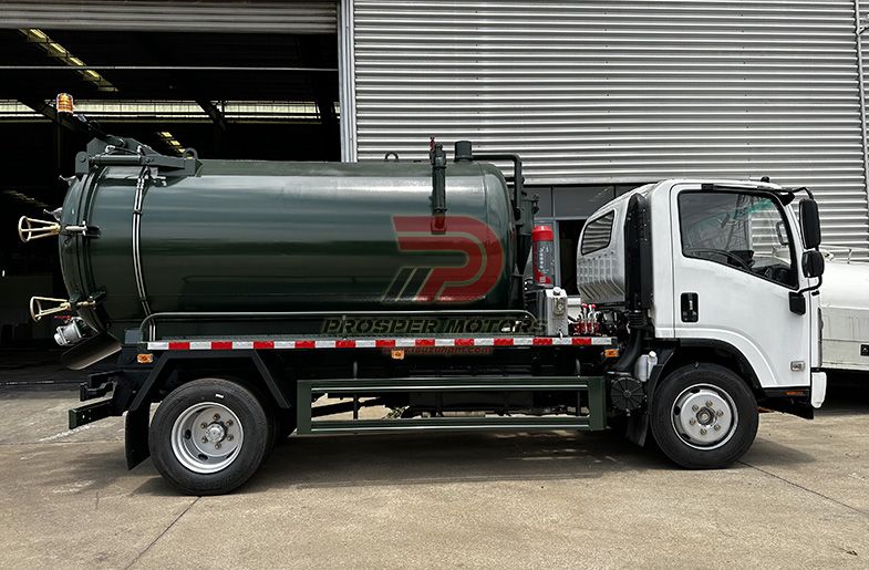 5m³ 190HP QINGLING ISUZU FRR gacanta midig kaxaynta bulaacada bulaacada