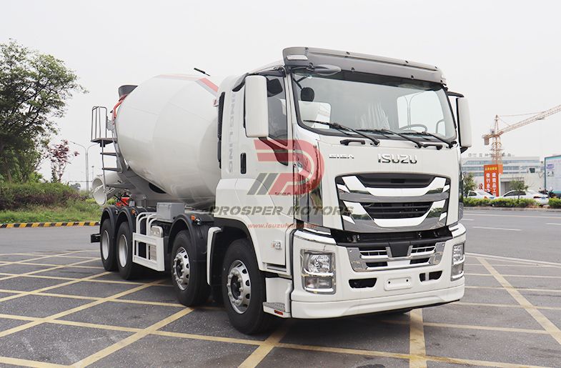 ISUZU GIGA 6UZ1 motora 8x4 12M3 12CBM Mixer Truck Self-Loading
