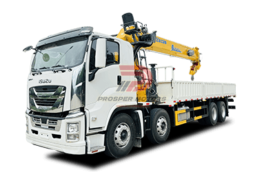 ISUZU CYH GIGA 8X4 16T STARGHT ARM BOOM CRANE TRUCK
