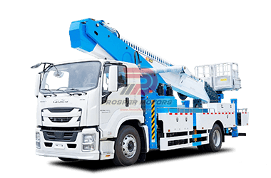 ISUZU FTR 4X2 45 մ օդային աշխատանքային հարթակ բեռնատար