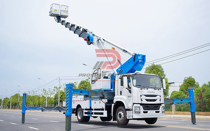ISUZU FTR Manlift kravas automašīnas stabili balsti