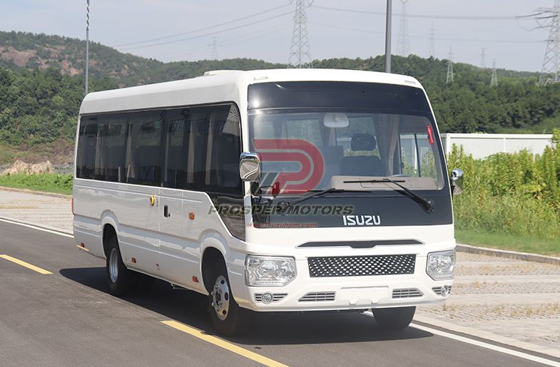 ISUZU 4x2 27-33 assentos 8m Coaster Mini Bus com motor ISUZU