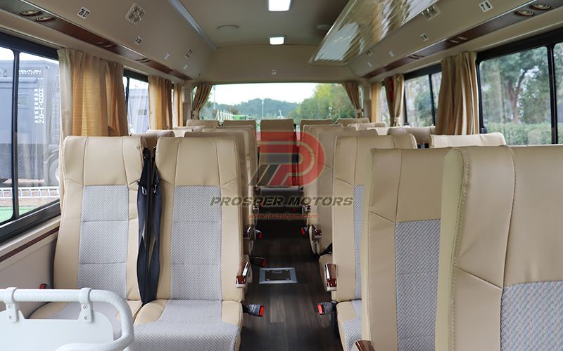 Design de assento de mini ônibus ISUZU Coaster