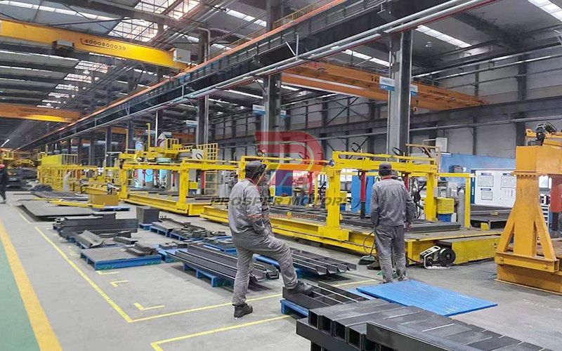 Automatic welding line
