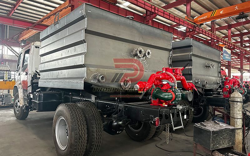 Ang fire truck fire pump assembly