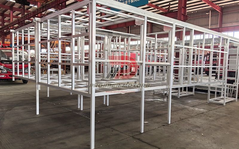 Fire truck aluminum alloy frame nga linya sa produksyon