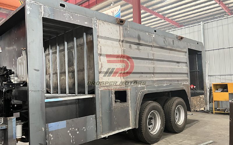 Semi nahuman nga lawas sa fire truck