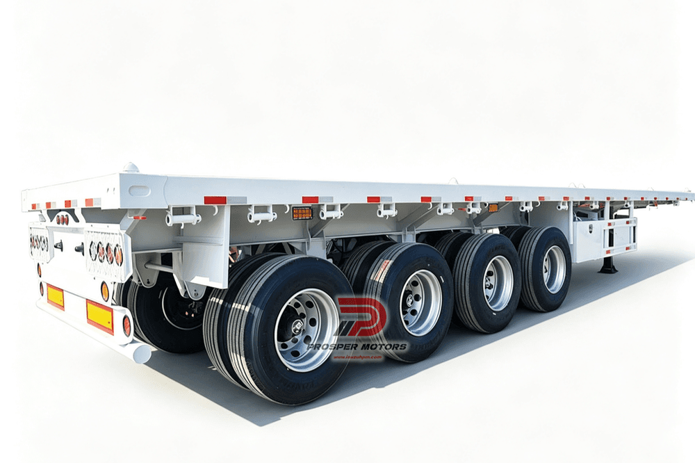 ÇAR-AXLES 20ft 40ft CONTEINER FLATBED SEMI TRAILER