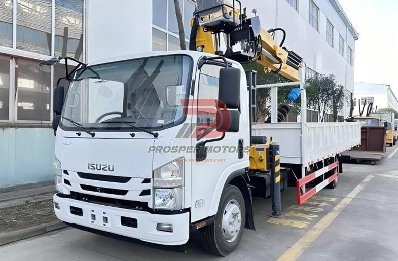 ISUZU 4X2 6W FRR КРАН МАШИНА шнеги бар