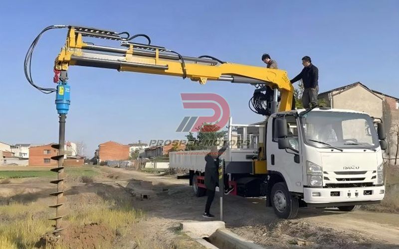 ISUZU кран жүк ташуучу шнектин артыкчылыктары