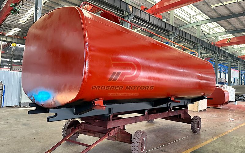 Fuel truck tank anti rust paiting
