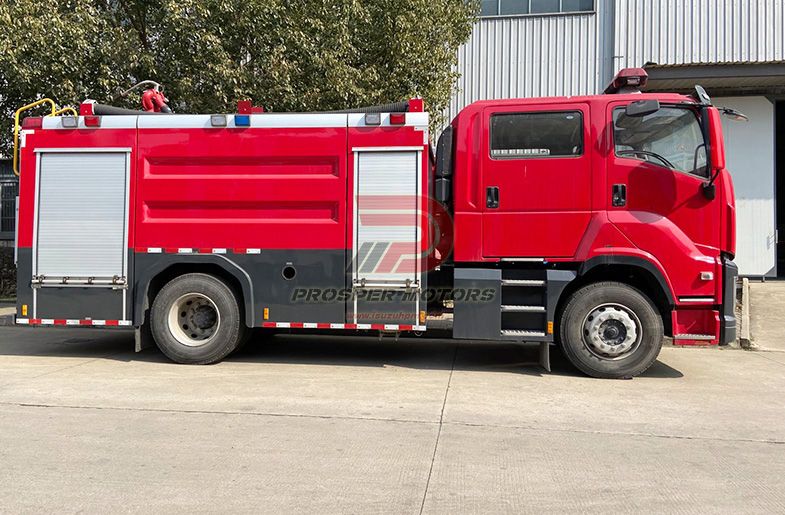 ISUZU FVR 6TON gury poroşok ýangyn söndüriji maşyn