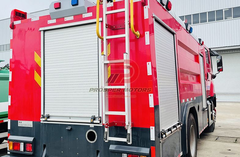 ISUZU FVR 6TON gury poroşok ýangyn söndüriji maşyn