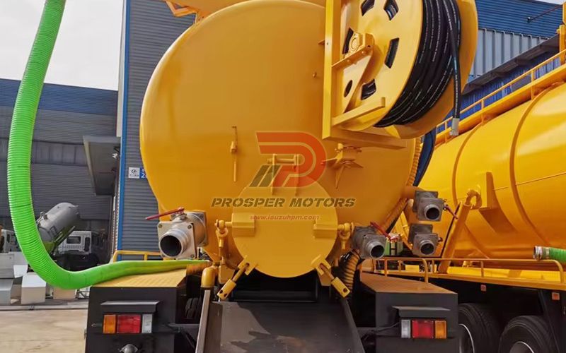 Isuzu 20 cubic septic twj tso kua mis tsheb tseem ceeb
