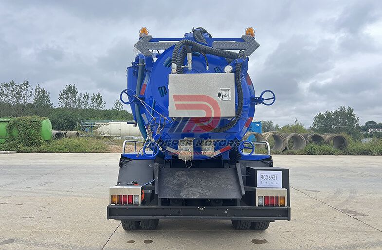 QINGLING ISUZU FSR 4HK1 205hp 8cbm 8000 литра Канализационен струен вакуумен камион