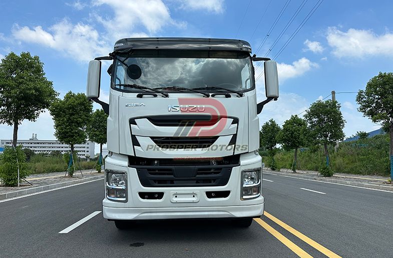 ISUZU 6X4 CYZ 380HP 22 sześcienne 22m3 22ton ciężka śmieciarka z zagęszczarką