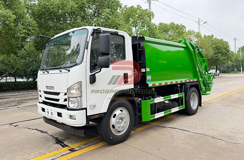 ISUZU FRR കംപ്രസ്ഡ് ഗാരബ്ജ് ട്രക്ക് 4X2 6W