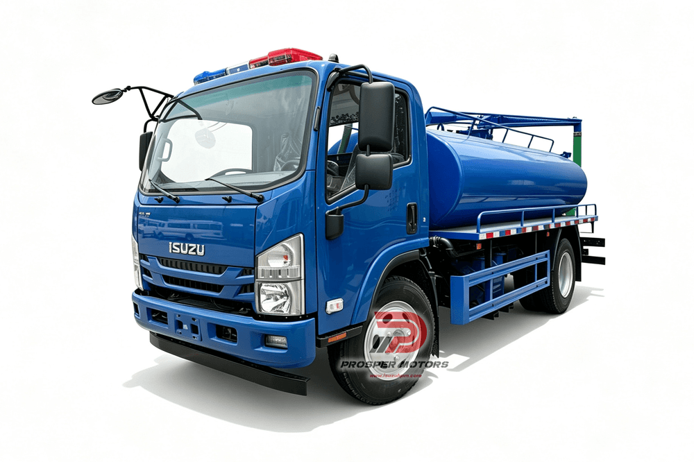 ISUZU 4X2 NPR 6 ລໍ້ 5cbm ລົດດູດຝຸ່ນ Fecal