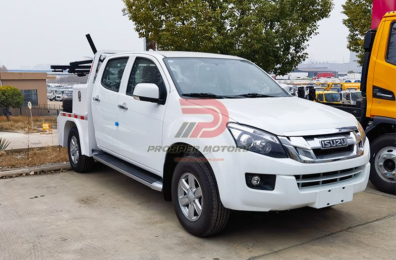 ISUZU 4X2 nó 4x4 pickup 1ton 2ton Comhtháite Barra Truck