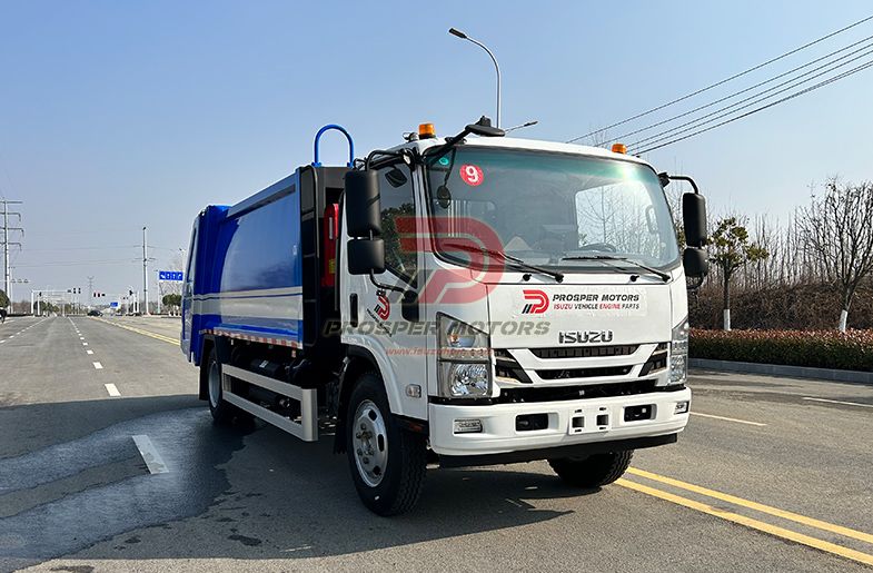ISUZU 4x2 FRR 11ton 10cubic 10000l 10m³ कचरा कॉम्पेक्टर ट्रक