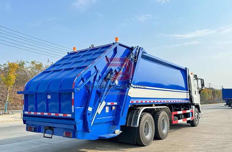 ISUZU 6X4 10W गीगा CYZ 22CBM कॉम्पेक्टर कचरा ट्रक