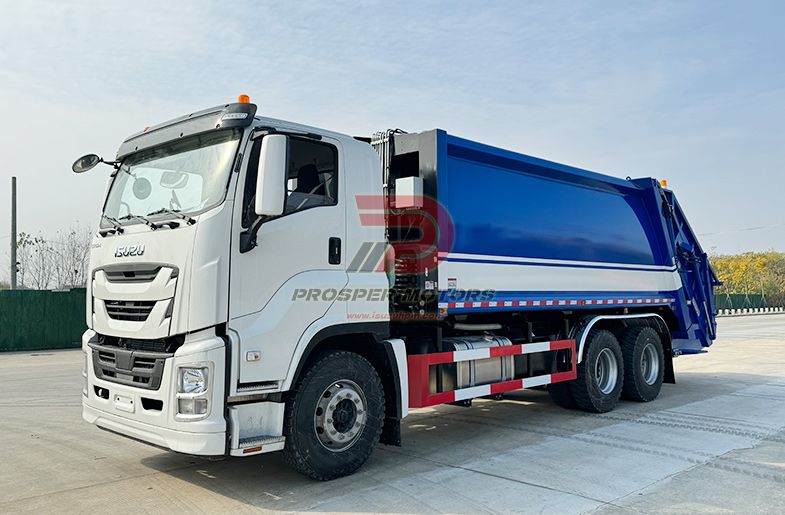 ISUZU 6X4 10W गीगा CYZ 22CBM कॉम्पेक्टर कचरा ट्रक