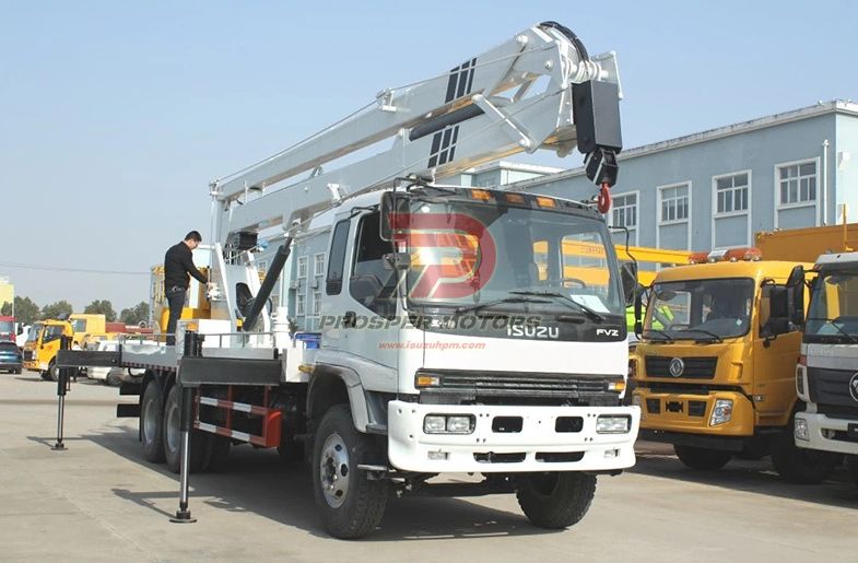ISUZU ബൂം ലിഫ്റ്റ് 26m FVZ ഏരിയൽ പ്ലാറ്റ്ഫോം ട്രക്ക്