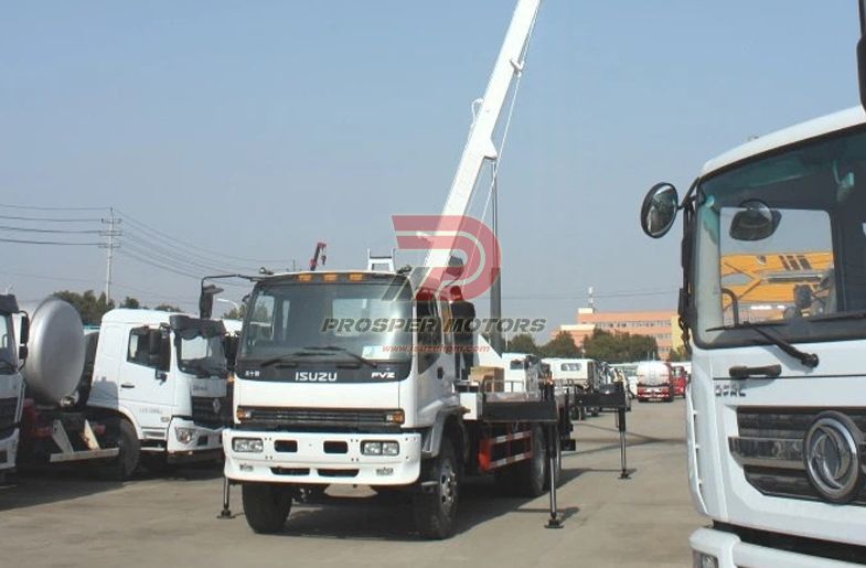 ISUZU ബൂം ലിഫ്റ്റ് 26m FVZ ഏരിയൽ പ്ലാറ്റ്ഫോം ട്രക്ക്