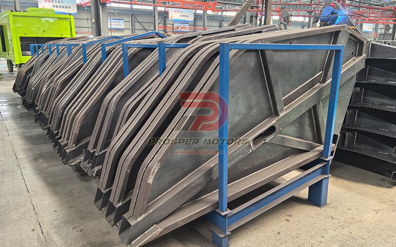Isuzu refuse truck body parts warehouse