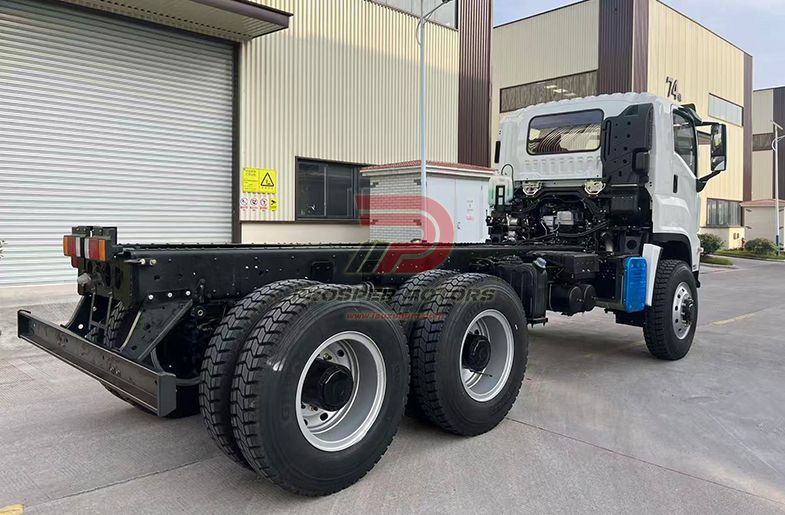 ايسوزو CYZ77P 6X6 6UZ1 10L 380PS ايسوزو تشينغلينغ جيجا هيكل شاحنة الطرق الوعرة