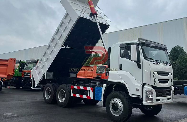 ISUZU CYZ77P 6X6 QINGLING 6WG1 DUMP MASLAHAT GURAMASY SATYLAR