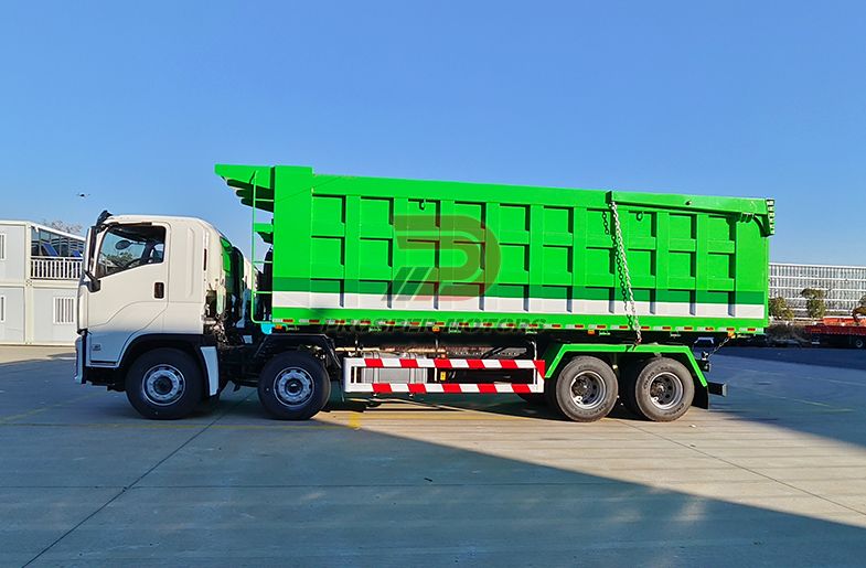 ISUZU CYH 8X4 460HP kaumaha 35ton 39 cubic 12wheeler pahu kaʻa
