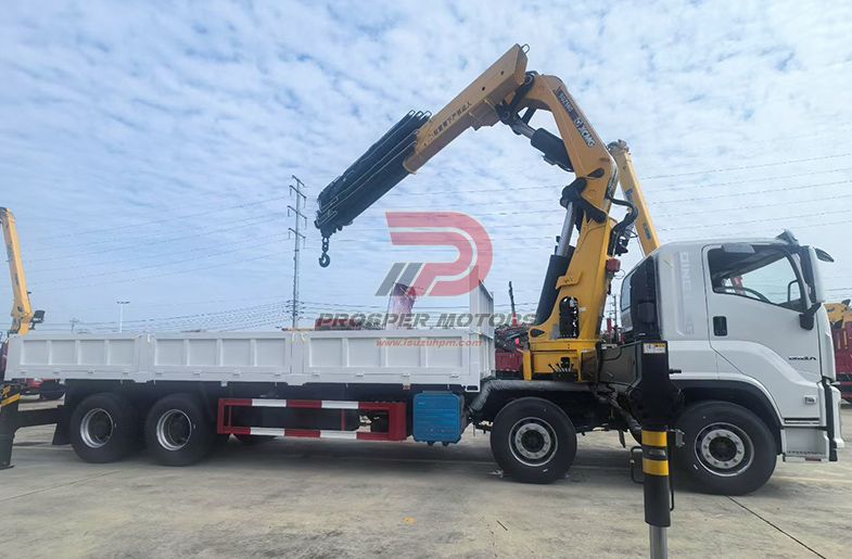 ISUZU CYH GIGA 8X4 28T KNUCKLE BOOM KRAANVRAGMOTOR