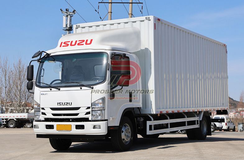 ISUZU FRR 4X2 4HK1 QINGLING 8 ٹن وان کارگو ٹرک