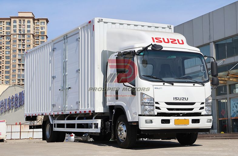 ISUZU FRR 4X2 4HK1 QINGLING 8 ٹن وان کارگو ٹرک