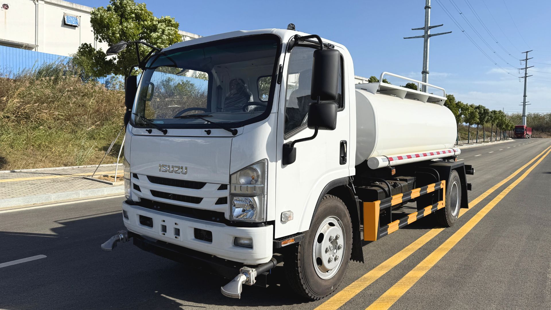 Caminhão molhando da estrada de ISUZU FRR 4X2 5Ton 5000L
