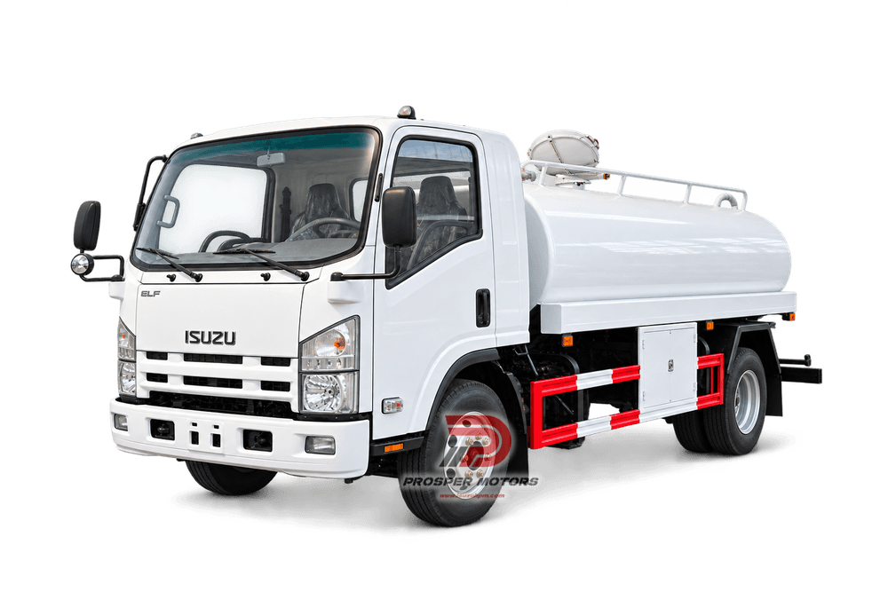 ISUZU FRR 4X2 Stainless Steel 5000L Milk Tank Truck
