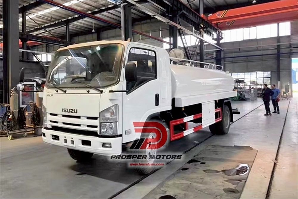 ISUZU FRR 4X2 Stainless Steel 5000L Milk Tank Truck