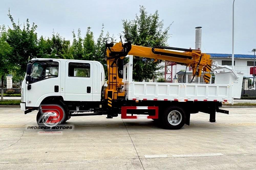 КРАН ISUZU FRR 4X4 СЪС ШНЕК