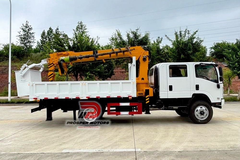 КРАН ISUZU FRR 4X4 СЪС ШНЕК