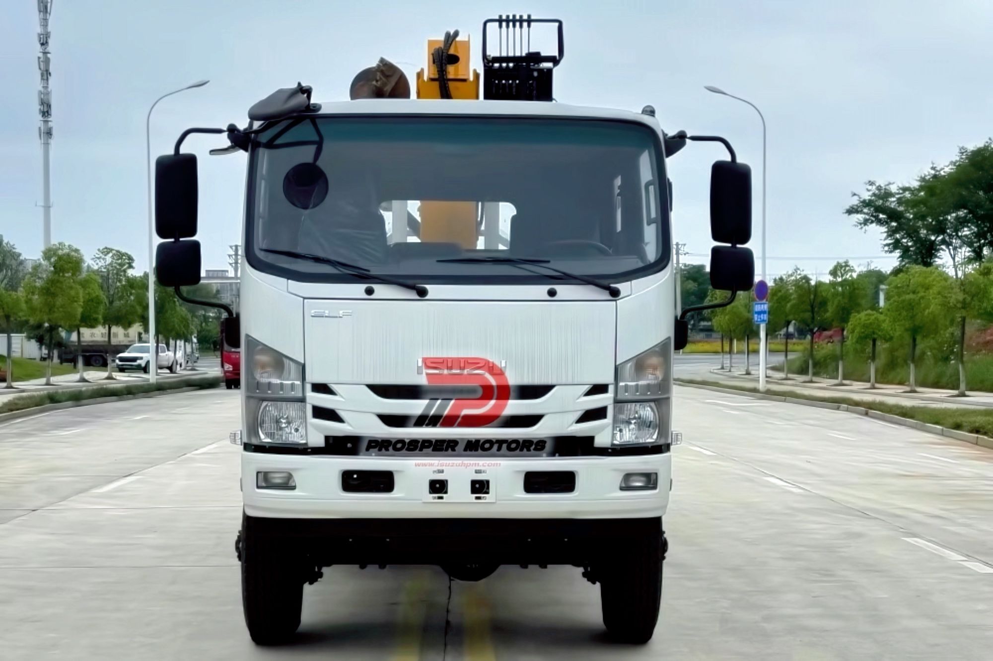 КРАН ISUZU FRR 4X4 СЪС ШНЕК