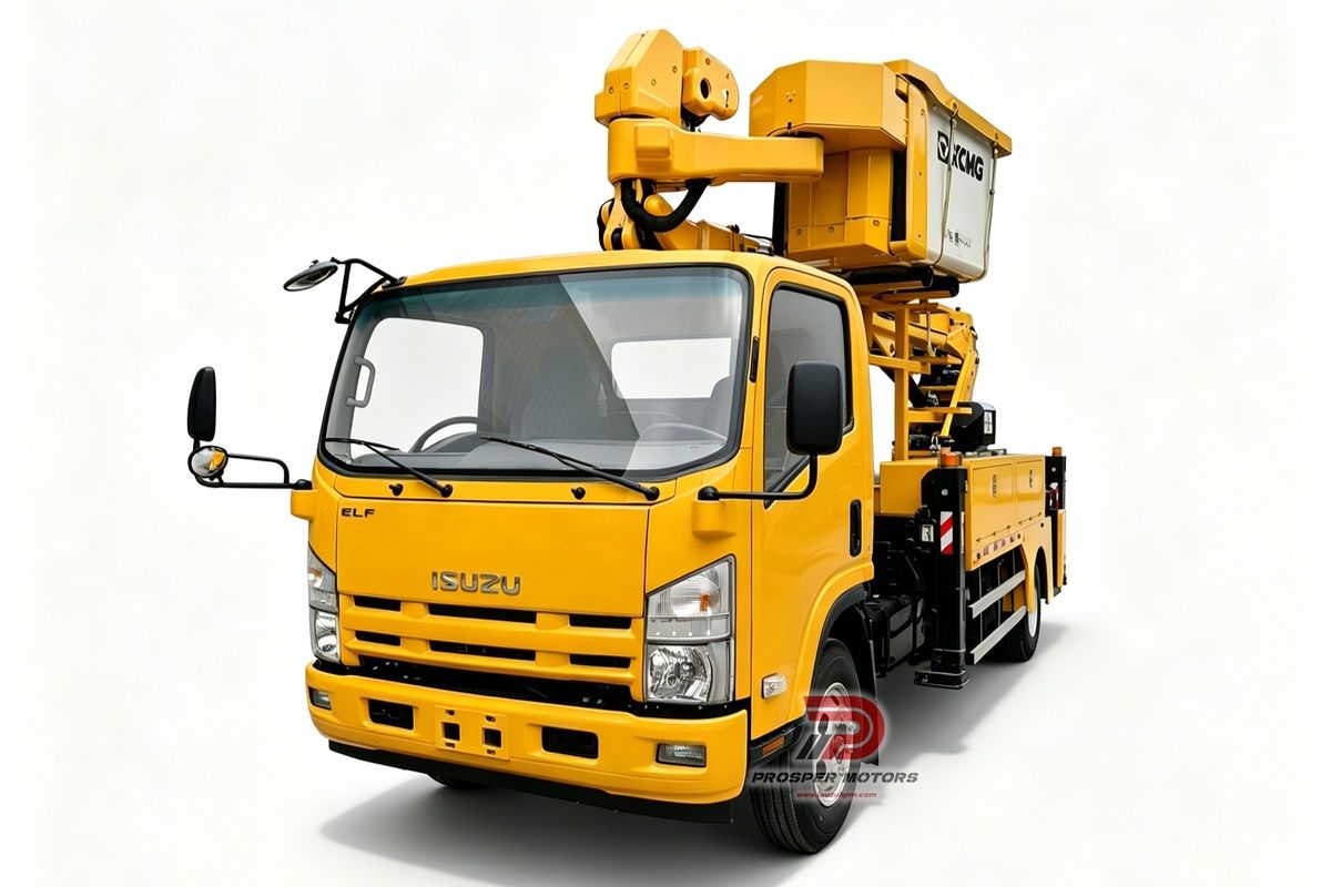 Plataforma de trabalho aéreo totalmente isolada de ISUZU FRR 4X2 XCMG 17m