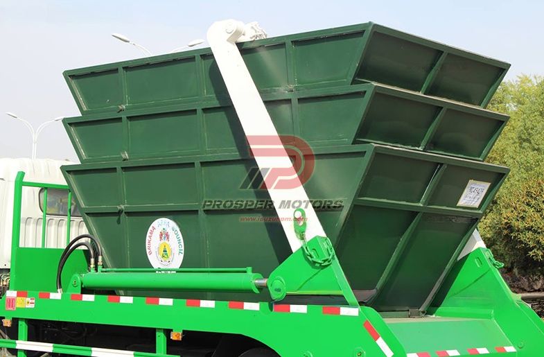 ISUZU FRR 4X2 8CBM ಸ್ಕಿಪ್ ಲೋಡರ್ ಗಾರ್ಬೇಜ್ ಟ್ರಕ್