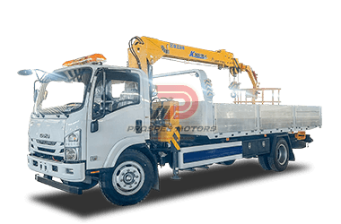 ISUZU FRR 4TON ilaa 5TON gaari wiish boom ah oo wata wiish SQS100-4 XCMG