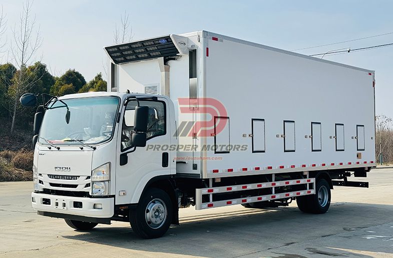 Camion de transport de poussins de jour ISUZU 4x2 FRR 5.2L 6TON 6000kg