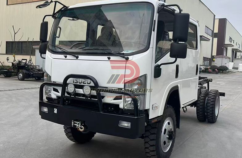 ISUZU FSR 4X4 4HK1 5.2L 190PS QINGLING DOUBLE CAB ไปข้างหน้า ISUZU CHASSIS OFF ROAD