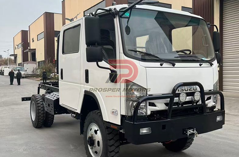 ISUZU FSR 4X4 4HK1 5.2L 190PS QINGLING DOUBLE CAB ไปข้างหน้า ISUZU CHASSIS OFF ROAD