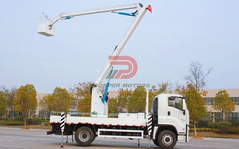 Zdroj napájení nákladního automobilu Isuzu Manlift a vícerežimový provoz