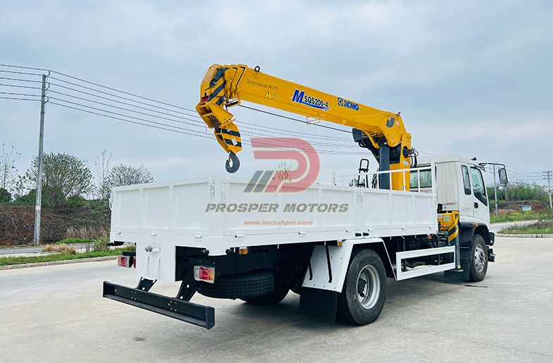 ISUZU FVR 4X2 8T STARGHT ARM BOOM CRANE TRUCK