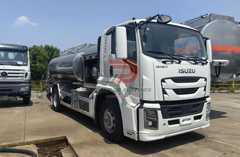ISUZU FVR GIGA 12000L ရဟတ်ယာဉ် refueling Truck